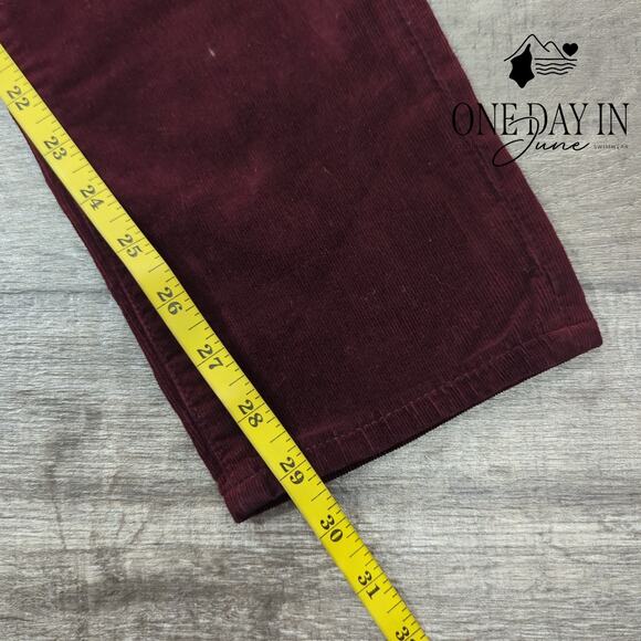 Adriano Goldschmied The Stilt Cigarette Leg Corduroy Pants Size 27 (4) - Picture 5 of 6